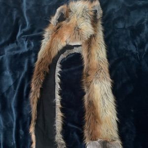 Red Fox Spirit Hood- Authentic